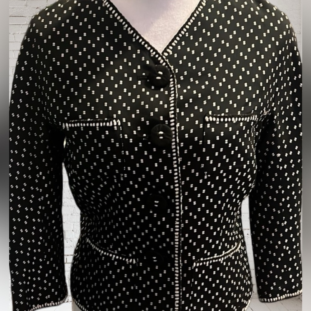 Max Studio Special Edition Silk Blazer Sz 10